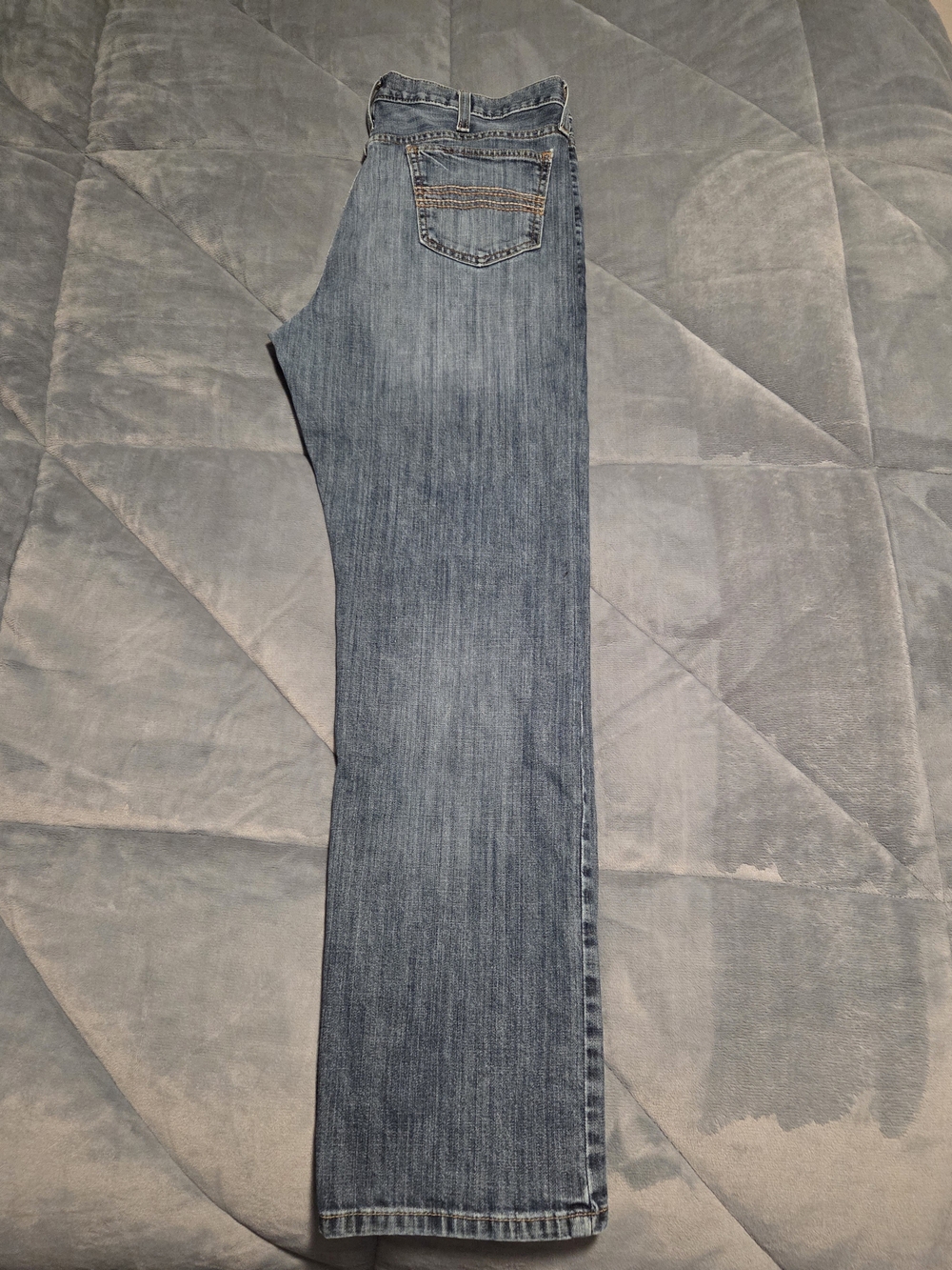 Cinch Men's Straight Jeans in Medium Blue Wash